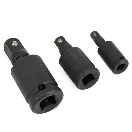 1/2 3/8 1/4 Drive Socket Joint Set Swivel Extension for Automotive Tool