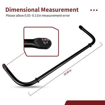 Heavy Duty Rear Stabilizer Sway Bar for Polaris RZR XP 1000 (2015–2024)