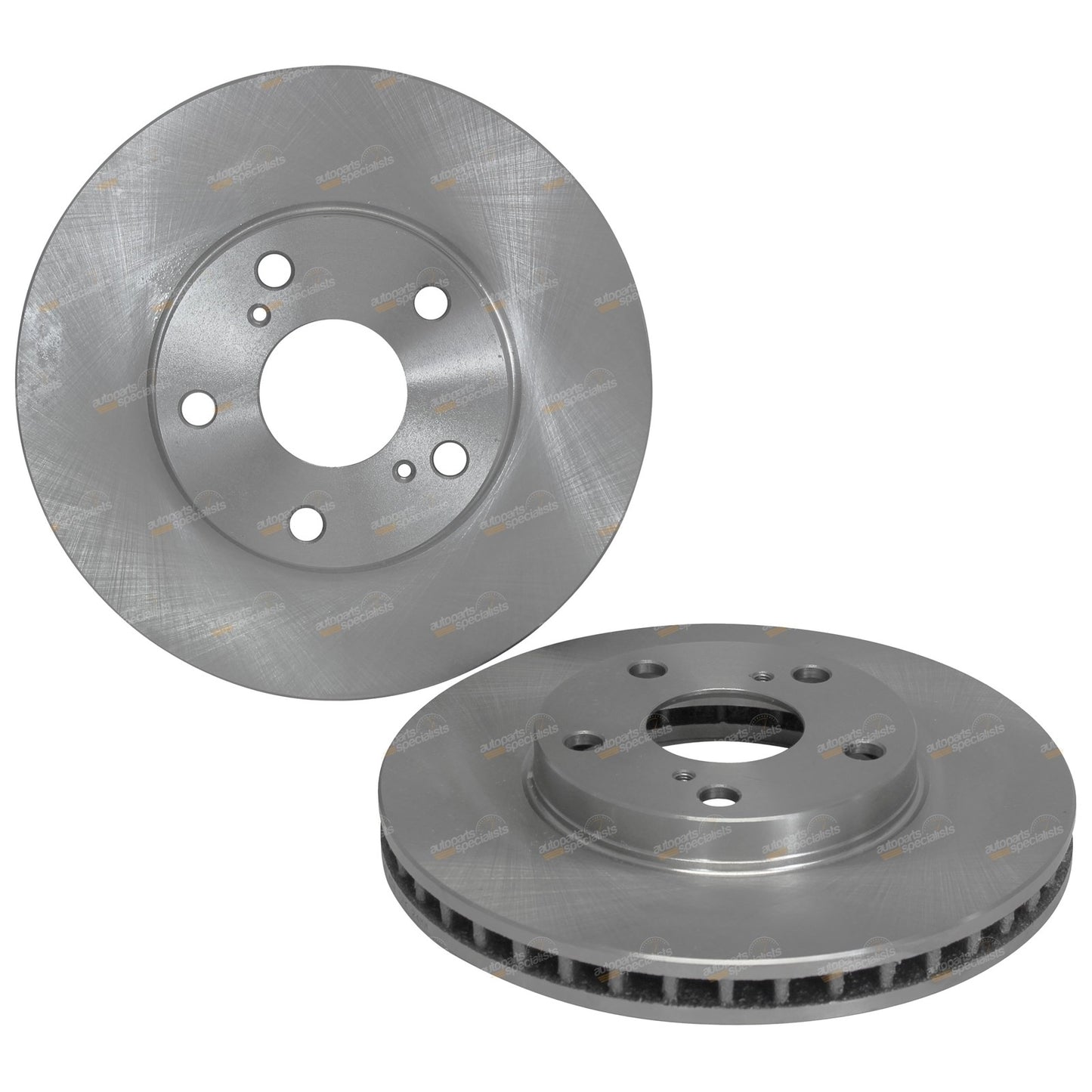 2 Front Disc Brake Rotors for Toyota Tarago (2000–2003)