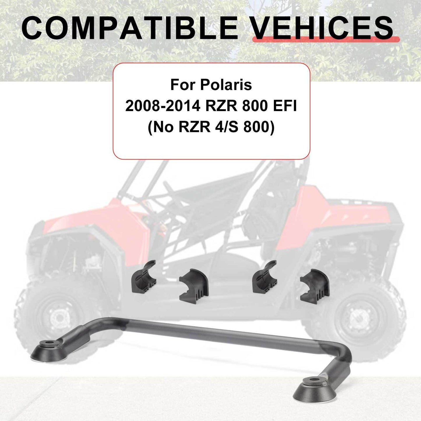 Rear Suspension Stabilizer Sway Bar for Polaris RZR 800 (2008–2014)