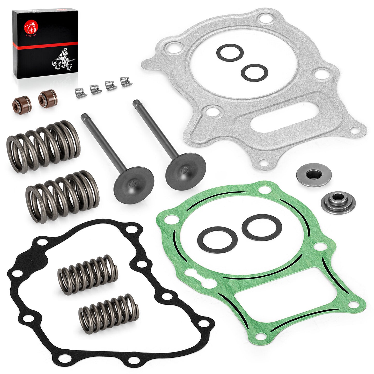 Intake Exhaust Valve Seal Spring Kit for Honda Recon 250 TRX250 (2002–2023)