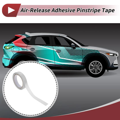 Pinstripe Tape 25mmx10m for Car Motorcycle Boat Gloss White (1 Pc)