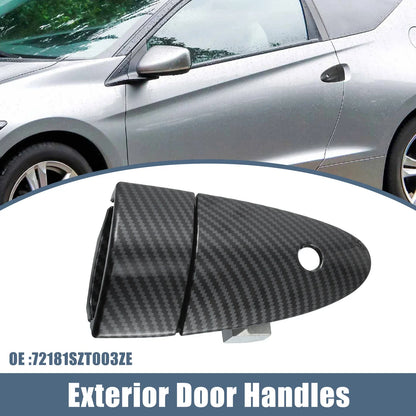 Front Left Exterior Door Handle Carbon Fiber for Honda CR-Z (2011-2016)