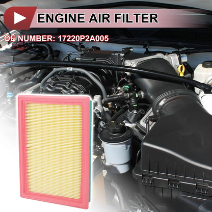 Car Engine Air Filter for Honda Civic (1996-2000) - 1 x Quality Replacement