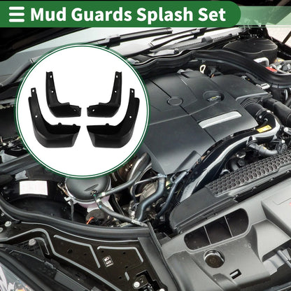 Mud Flaps Splash Guards Front & Rear for Honda Fit Hatchback (2014-2017)