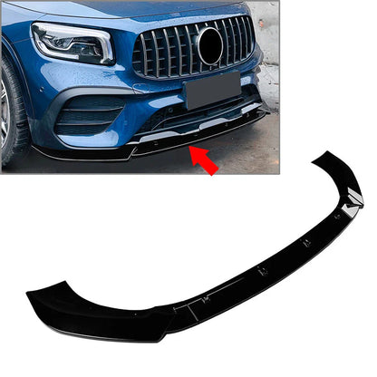 Front Bumper Splitter Lip for Mercedes Benz GLB-Class (2020-2023) Black