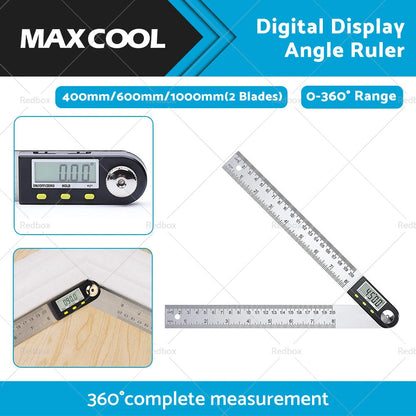 360° Digital Angle Finder Protractor for Goniometer Ruler (2020-2023)