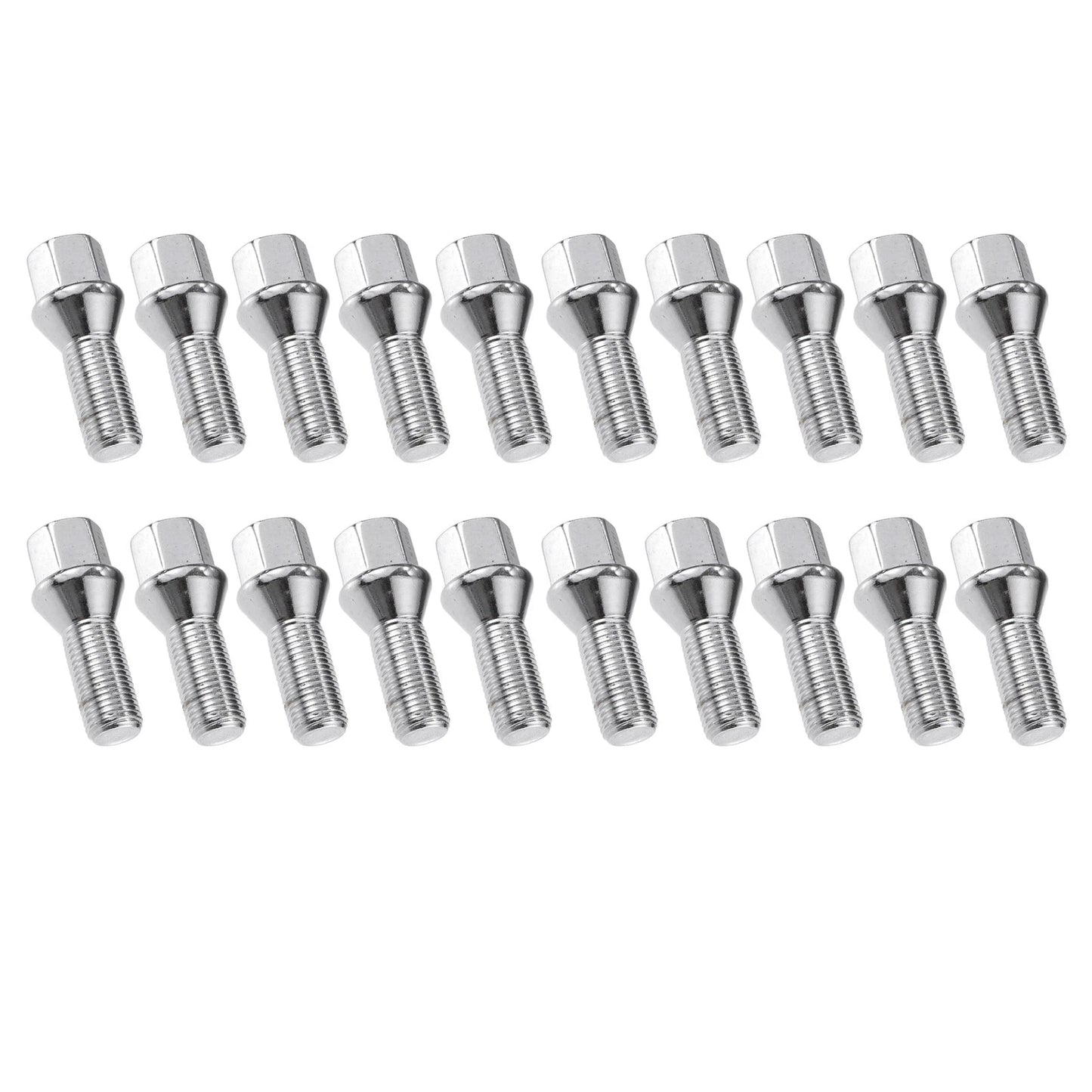 20 Pcs M14 x 1.50 Wheel Bolt Replacement for BMW 7 Series (2002–2008)