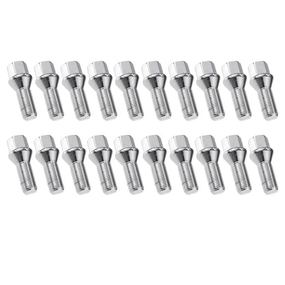 20 Pcs M14 x 1.50 Wheel Bolt Replacement for BMW 7 Series (2002–2008)