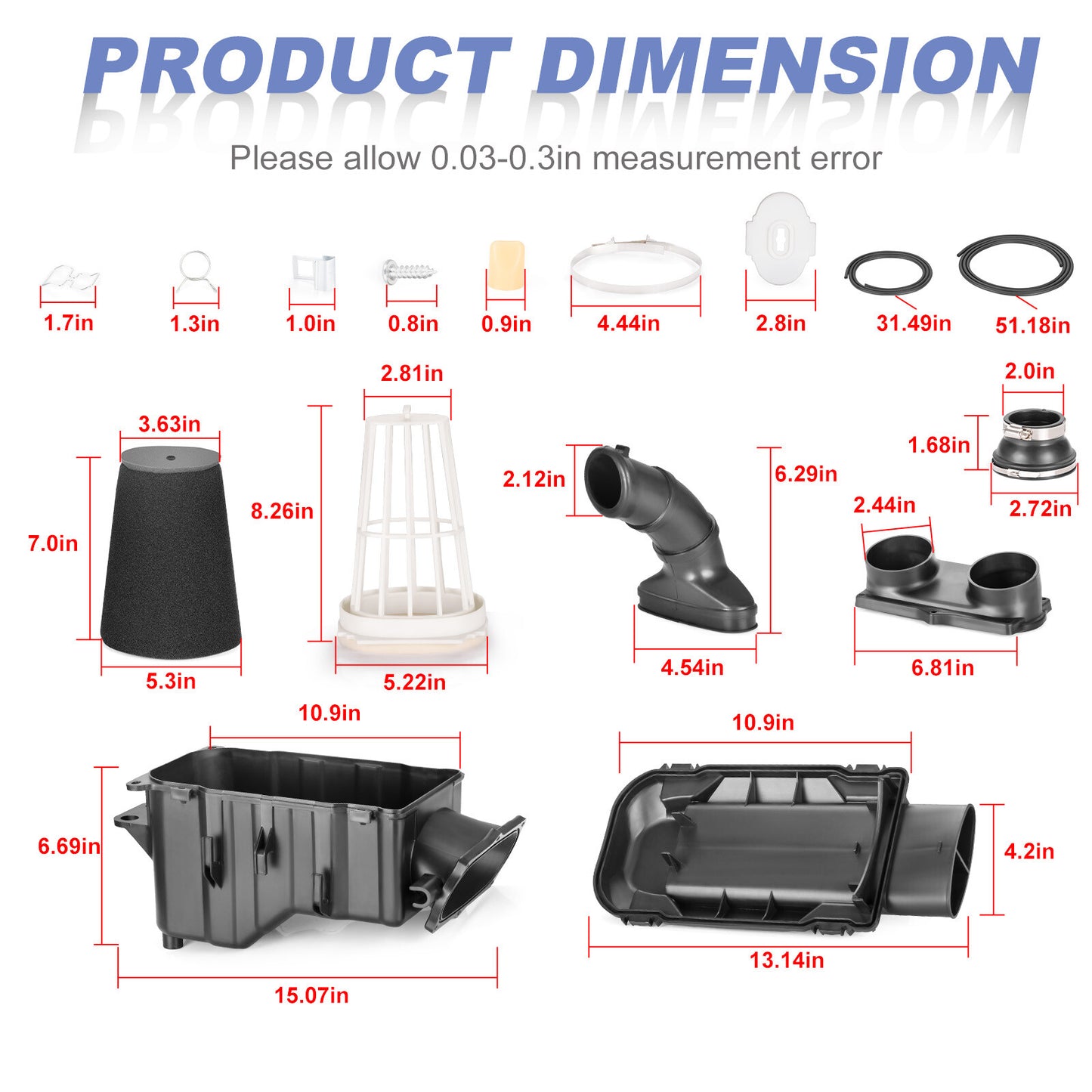 Air Filter Box & Cleaner Joint Kit for Yamaha Banshee 350 (1987–2006)