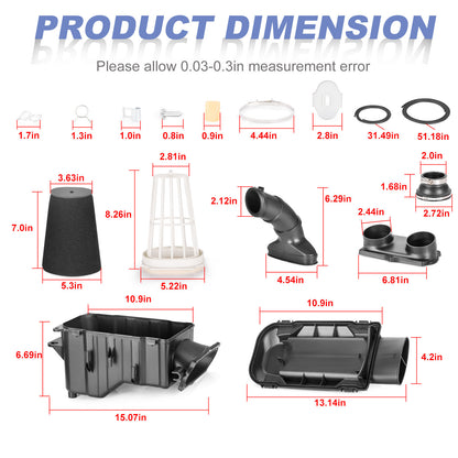 Air Filter Box & Cleaner Joint Kit for Yamaha Banshee 350 (1987–2006)