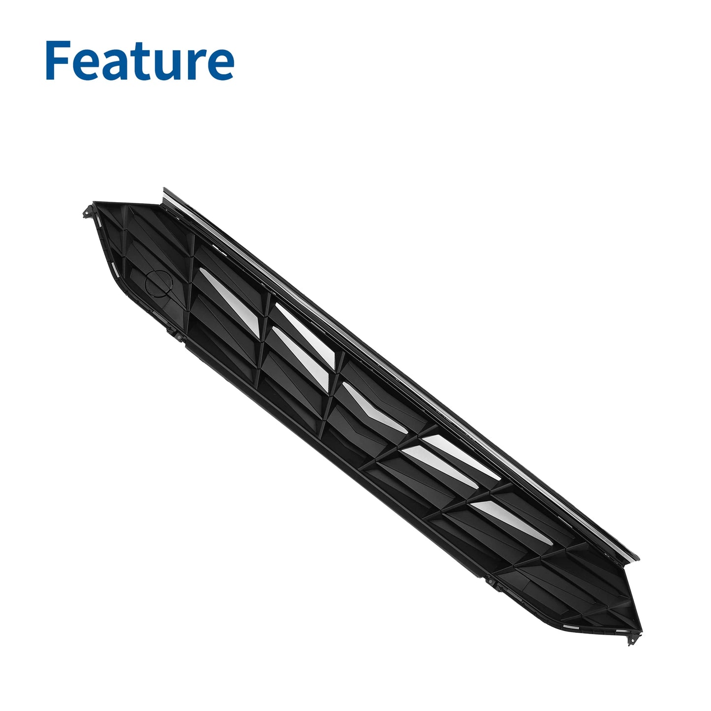 Front Upper Bumper Grille for Hyundai Elantra (2021–2022) Black