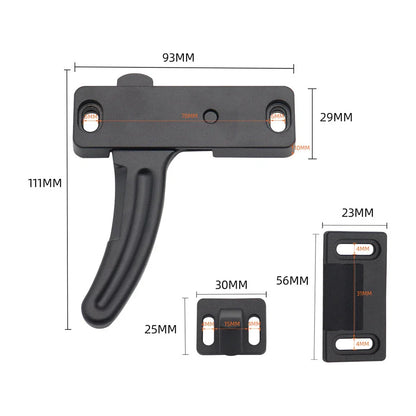 Left Hand Screen Window Door Latch Handle Kit for RV Camper Motorhome Trailer