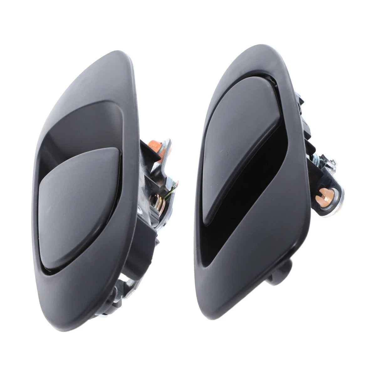 Set of 2 Black Door Handle Outer for Honda Civic (1991–1995)