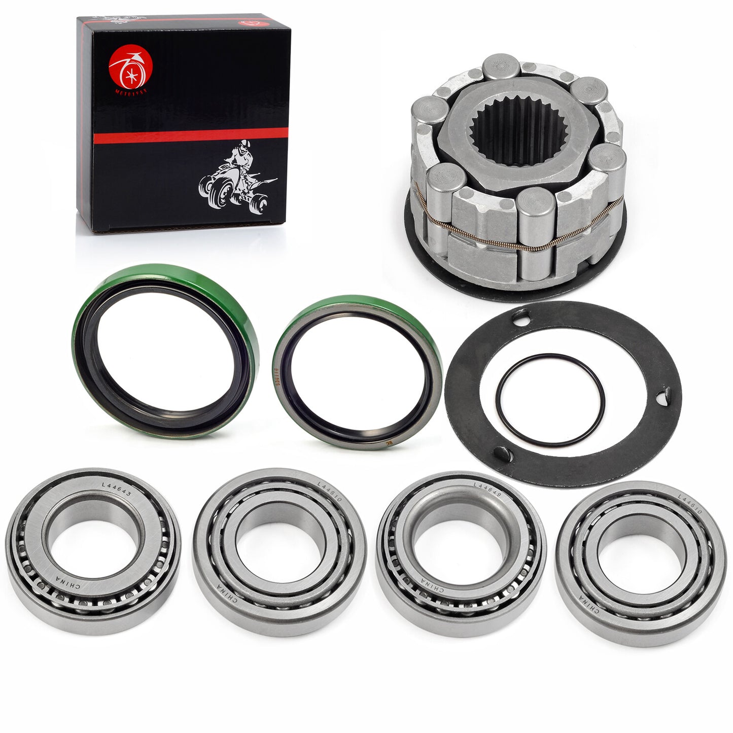 Front Wheel Hub & Bearing Seal for Polaris Sportsman 500 (1996–2008)