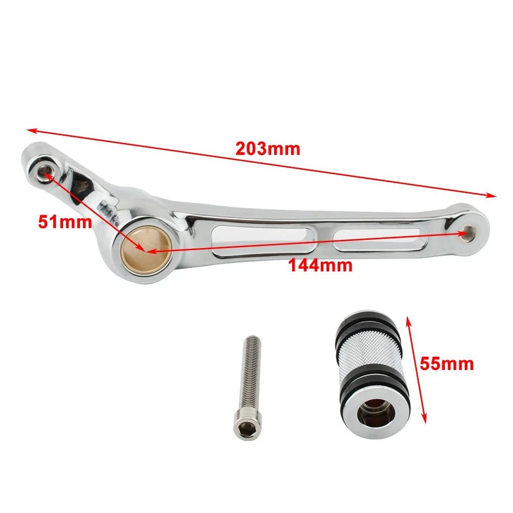 Gear Shift Lever Arm w/ Shifter Peg for Harley Dyna FX Softail (1991–2017)