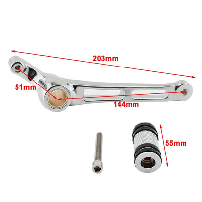 Gear Shift Lever Arm w/ Shifter Peg for Harley Dyna FX Softail (1991–2017)