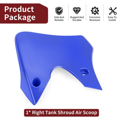 Right Tank Shroud Air Scoop for Yamaha TTR90 (2000–2007) Blue