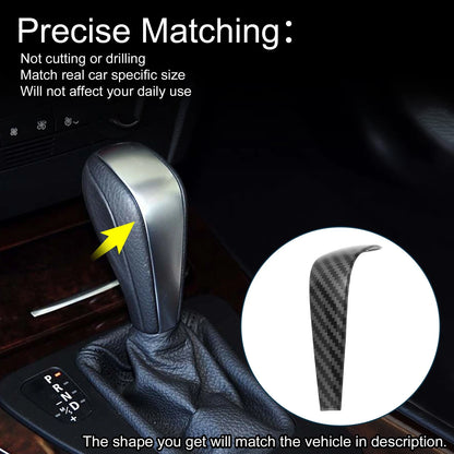 ABS Gear Shift Knob Cover Sticker for BMW 1 3 Series Z4 X1 (E87 E90 E92 E93)