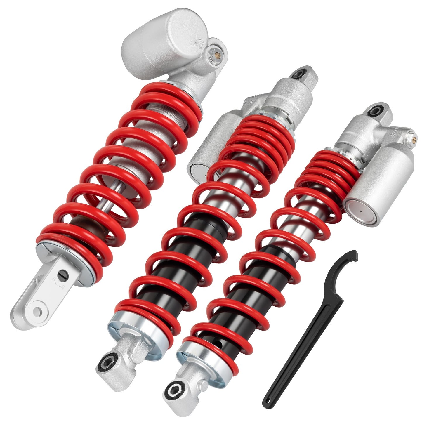 Set of 2 Front and Rear Air Shock Absorbers for Suzuki QuadSport Z400 (2003–2014)