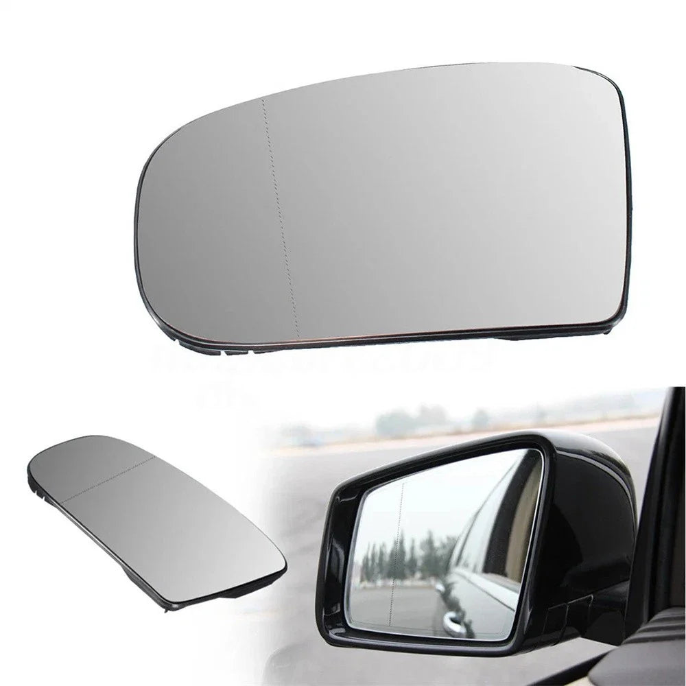 Left Rearview Mirror Glass for Mercedes-Benz W220 S-Class (2000-2006)