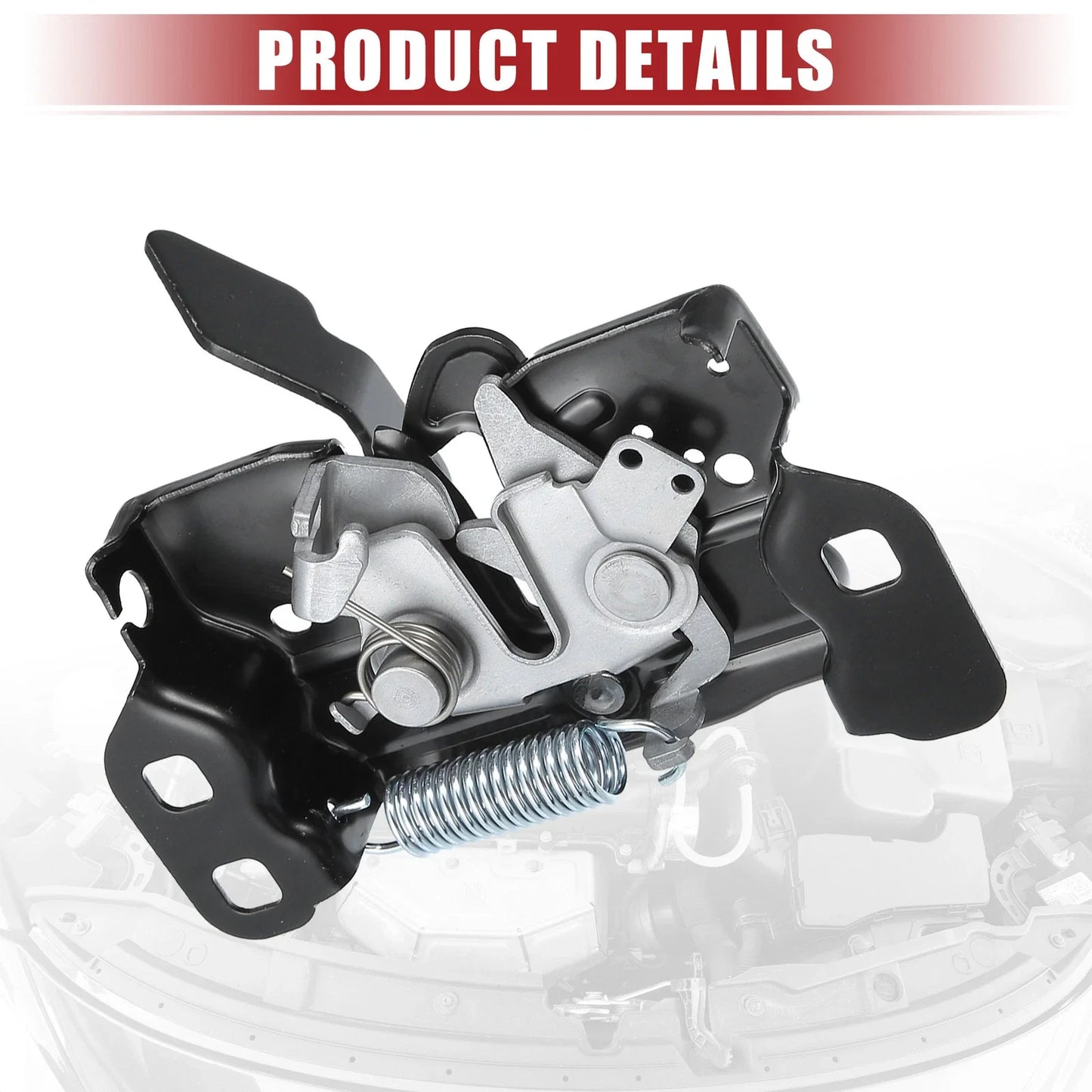 Hood Latch Replacement for Dodge Ram 1500 2009-2010 - Black (2009-2010)
