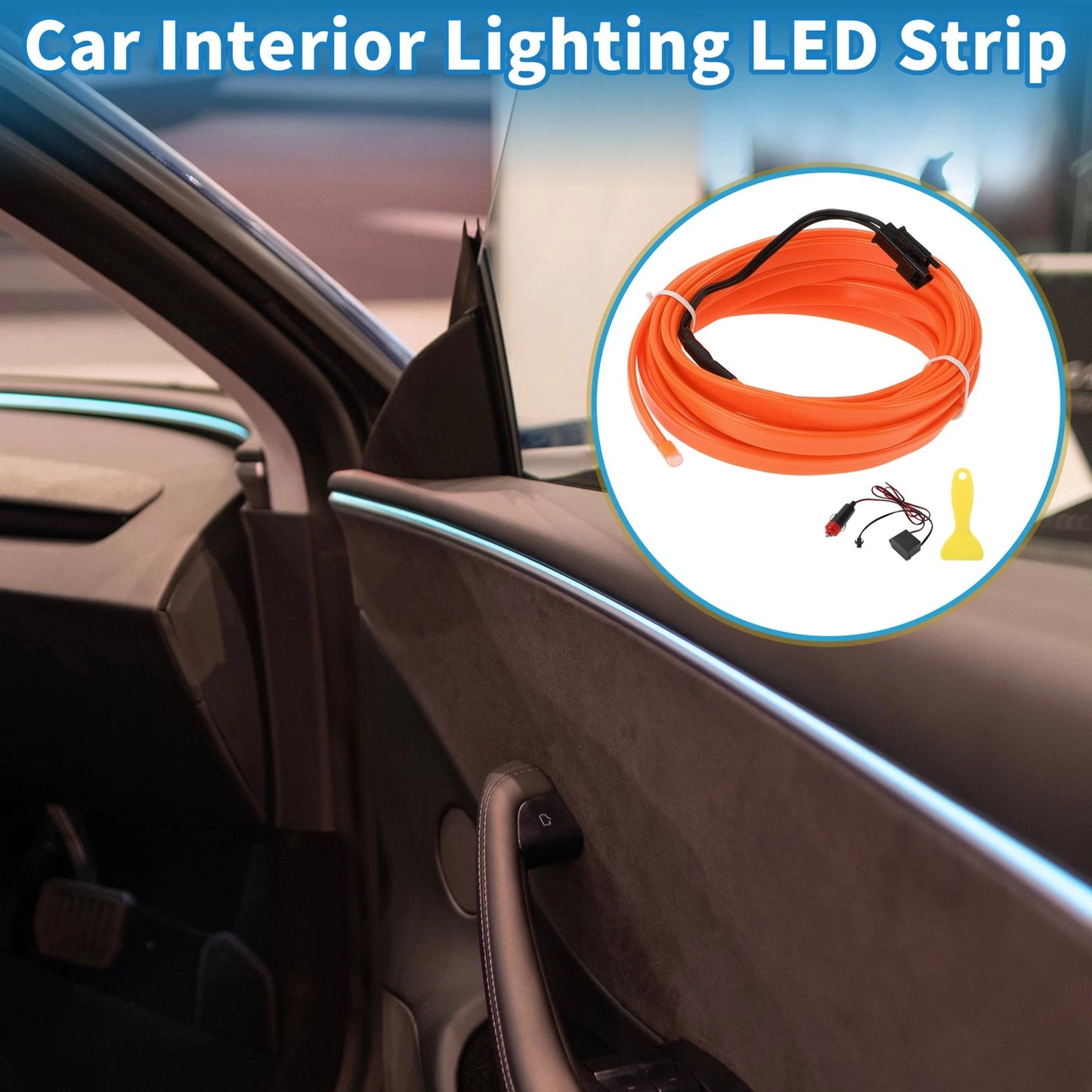 3 Meter LED Strip Lighting for Car Decoration (12V)