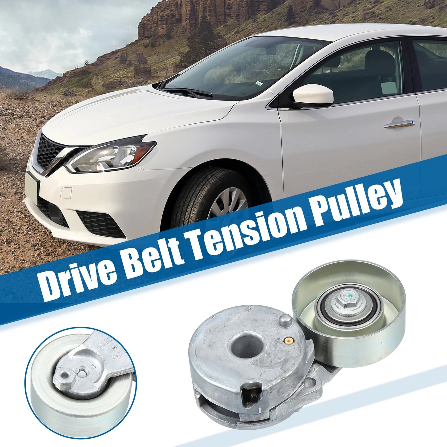 Serpentine Tensioner Assembly for Nissan Versa S SL 1.8L L4 (2007–2008)