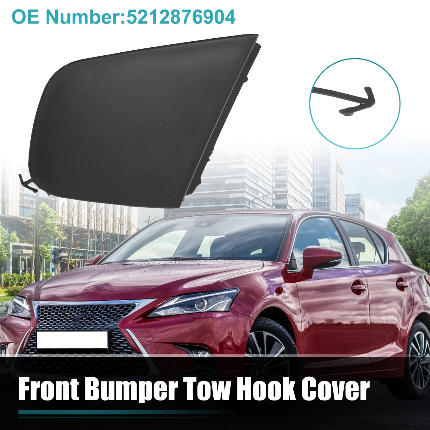 Tow Hook Cover for Lexus CT200h (2014–2017) No. 5212776904