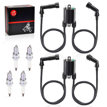 Ignition Coil and Spark Plug for Kawasaki VN1600 Vulcan 1600 (2003–2007)
