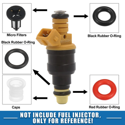 Set of 4 Fuel Injector O Rings No. 16450-PNEG01 for Acura RSX, Honda Civic