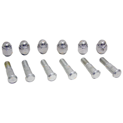 Set of 6 Wheel Studs and Nuts for Landcruiser 40 60 70 75 Series (1980–1999)