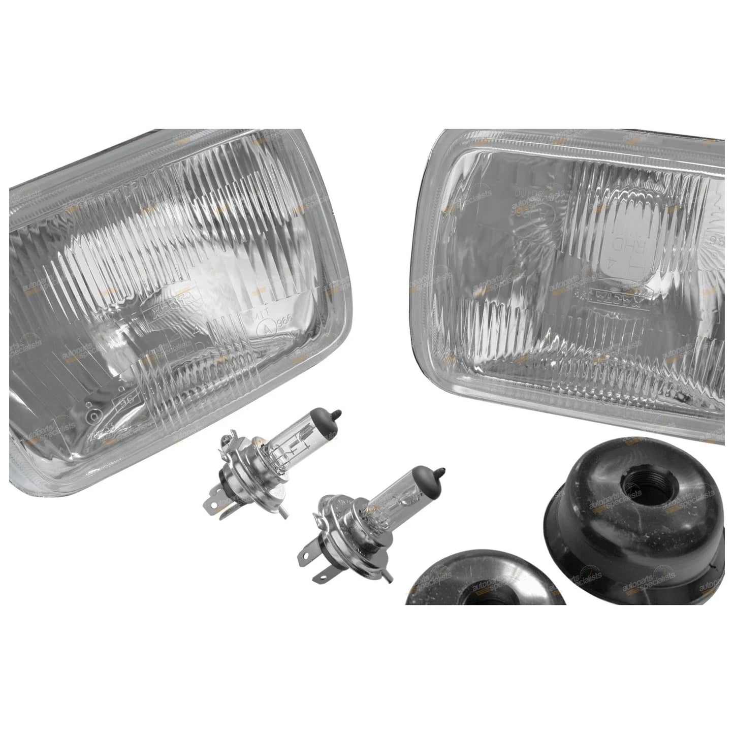Headlights Pair for Ford Courier/Mitsubishi Triton (1982-2006)