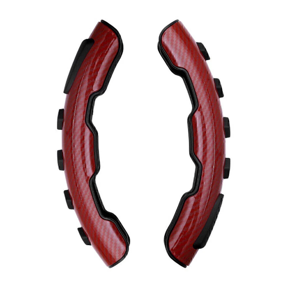 Red ABS Non-Slip Steering Wheel Covers for Honda Civic Accord CR-V