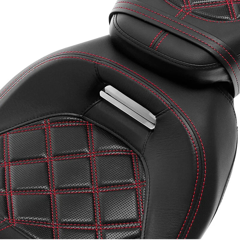 Driver & Passenger Gel Seat for Harley Touring CVO Road Street Glide (09-23)