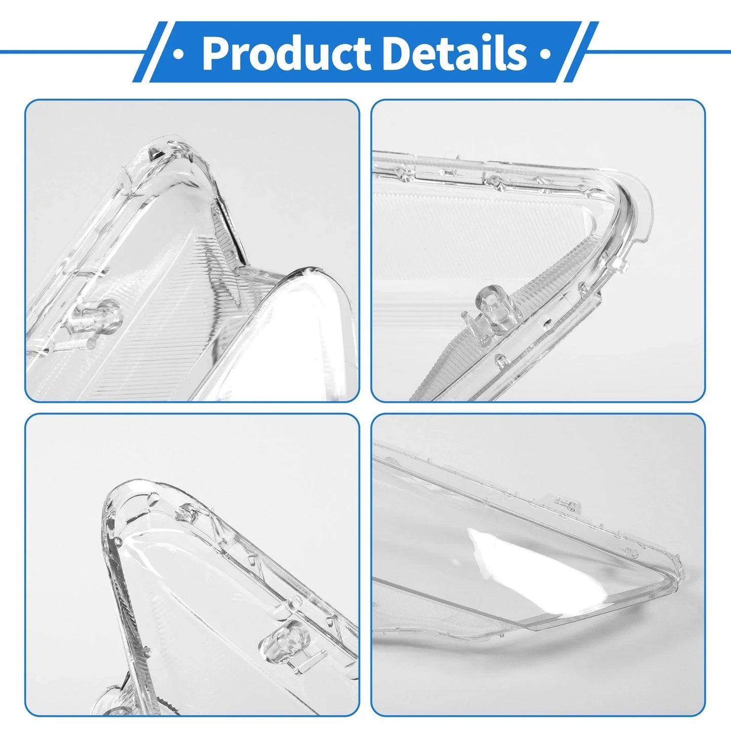 Car Front Left Headlight Lens Cover for Honda Crosstour (2011-2013)
