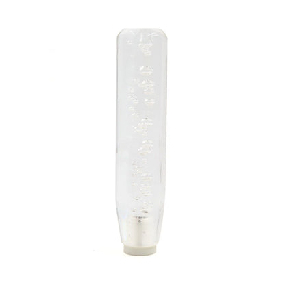 Clear Crystal Red Bubble Gear Shift Knob with 3 Adapters for Car (20cm)