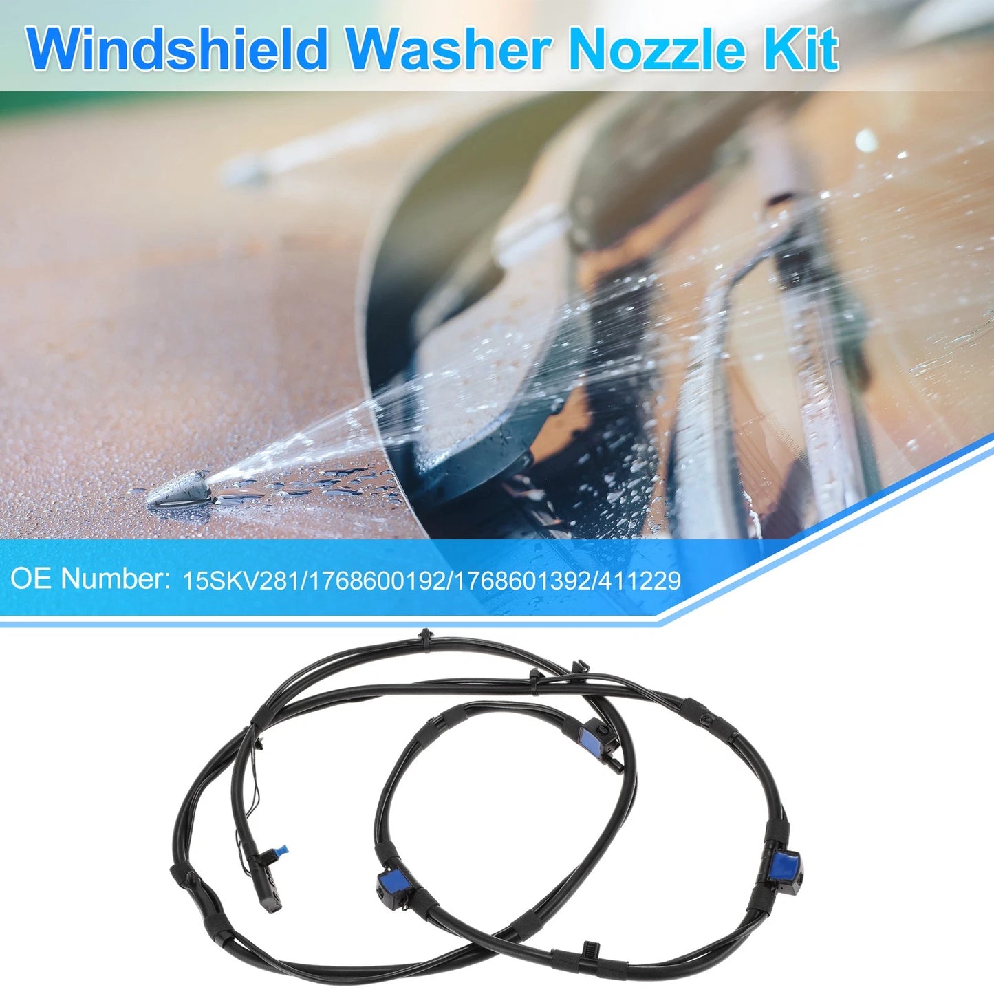 Windshield Washer Nozzle Kit for Mercedes-Benz A-Class (W176) A 15SKV281