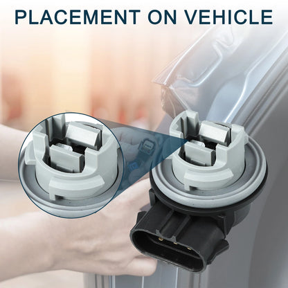 Front Parking Turn Signal Light Socket 3157 for Ford (3 Pins, No.F17B13411AB)