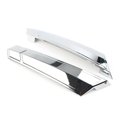 Saddlebag Hinge Covers for Victory Cross Country 2010-2017 Black/Chrome