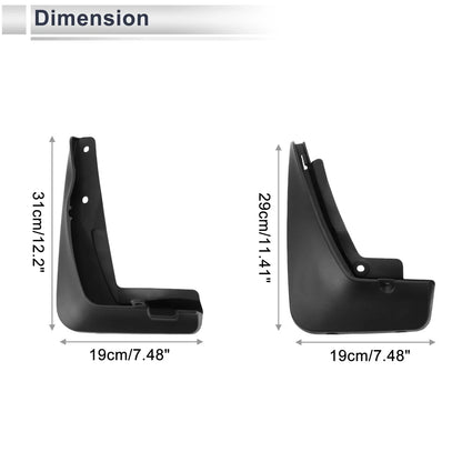 Mud Flaps Splash Guards Mud Guards for BMW 3 Series e46 (1997-2005)