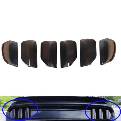 6 x Tail Light Lamp Guard Cover Trim Bezels for Ford Mustang (2015-2017)