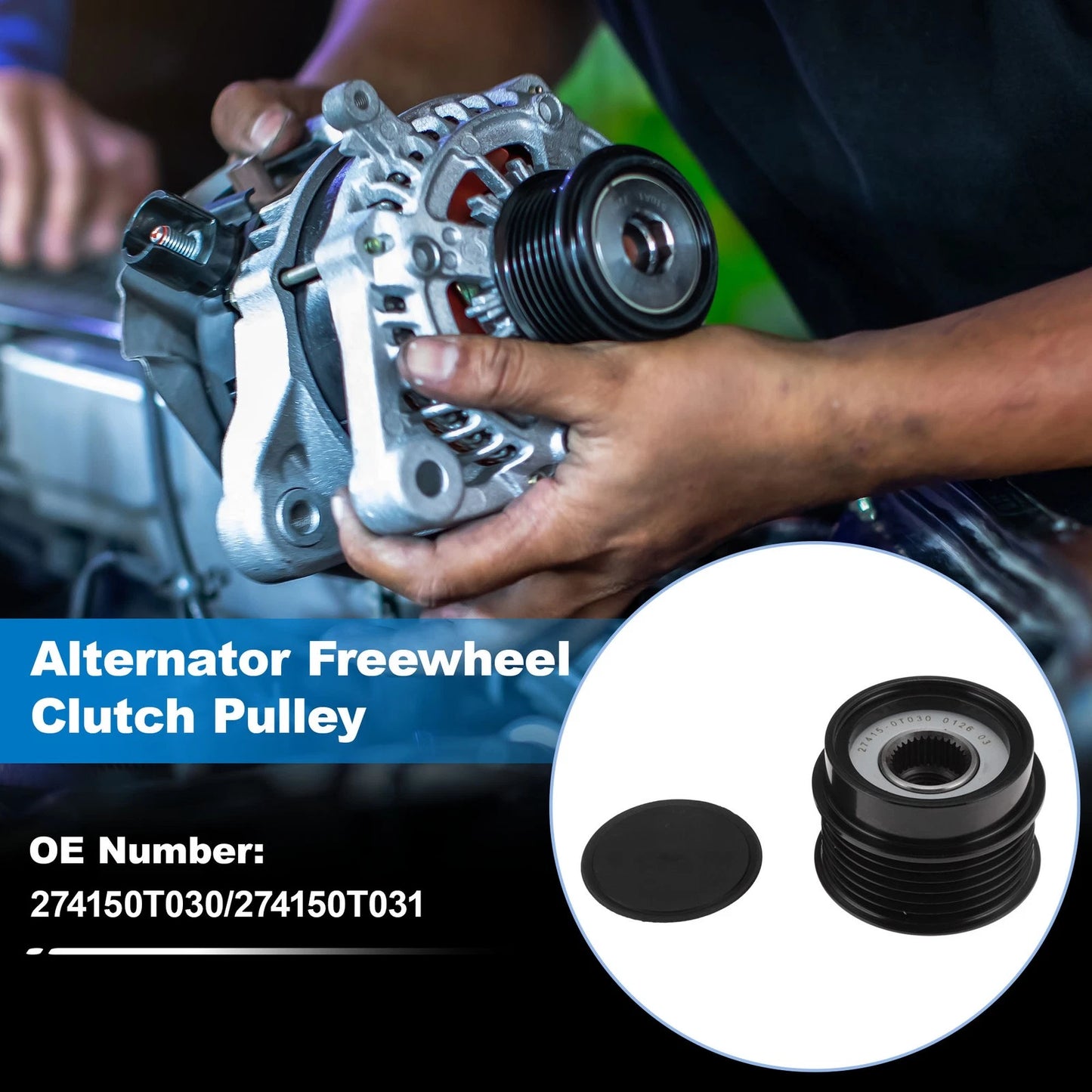 Alternator Freewheel Clutch Pulley 274150T030 for Toyota Corolla 1.8L (2014–2019)
