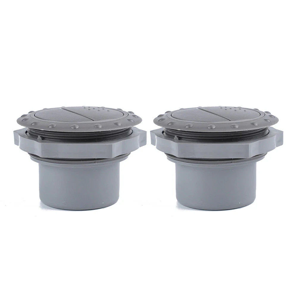 60mm Vent Air Outlet Round Ceiling for RV Bus ATV A/C Gray