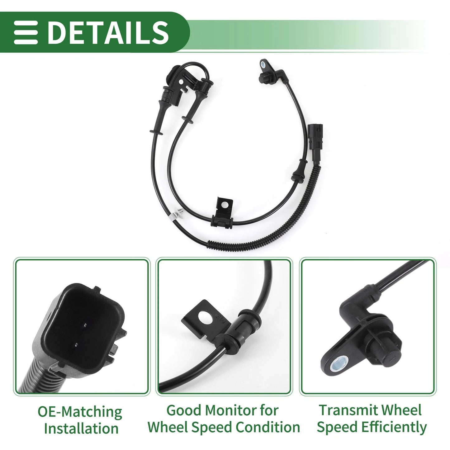 ABS Wheel Speed Sensor No. 59830C7000 for Hyundai I20 (2014–2018)