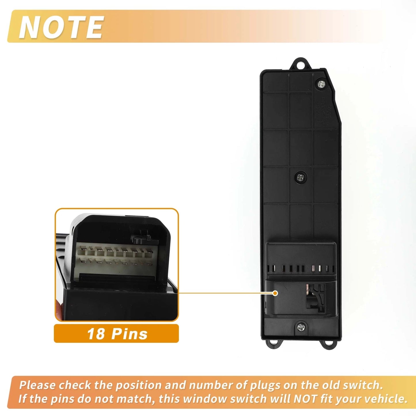 Power Window Switch for Toyota Yaris (1999–2005) No. 8482052180