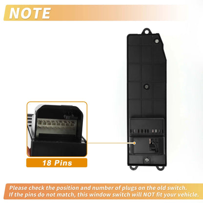 Power Window Switch for Toyota Yaris (1999–2005) No. 8482052180