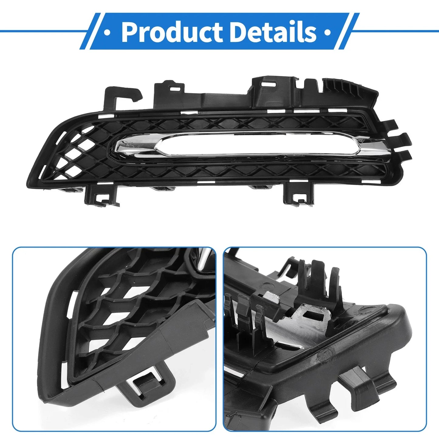 Front Left Fog Light Grill for Mercedes-Benz (2012-2018)