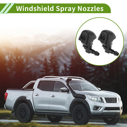 Windshield Washer Nozzle Set with Hose Connector for Honda (2011–2017)