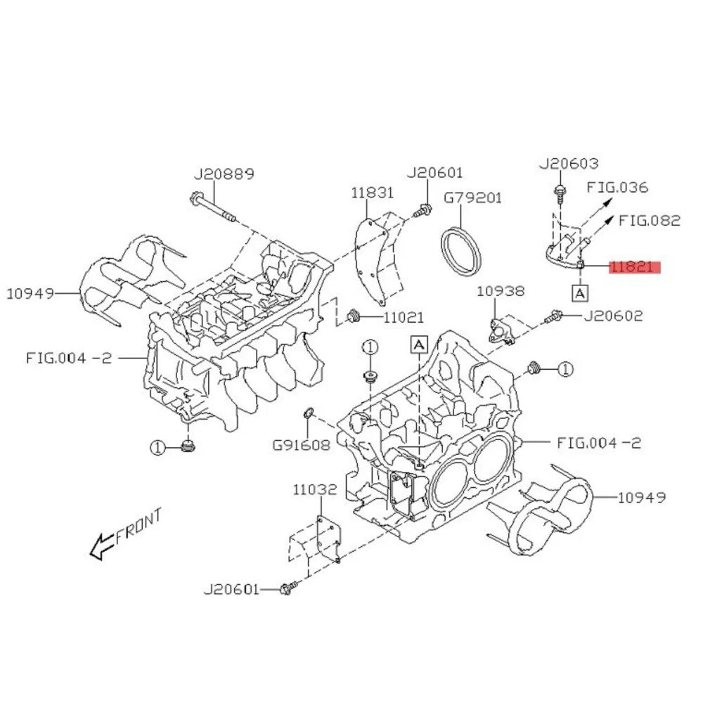 Valve Hose Connector for Subaru Forester, Impreza, Legacy, Outback, XV, Crosstrek